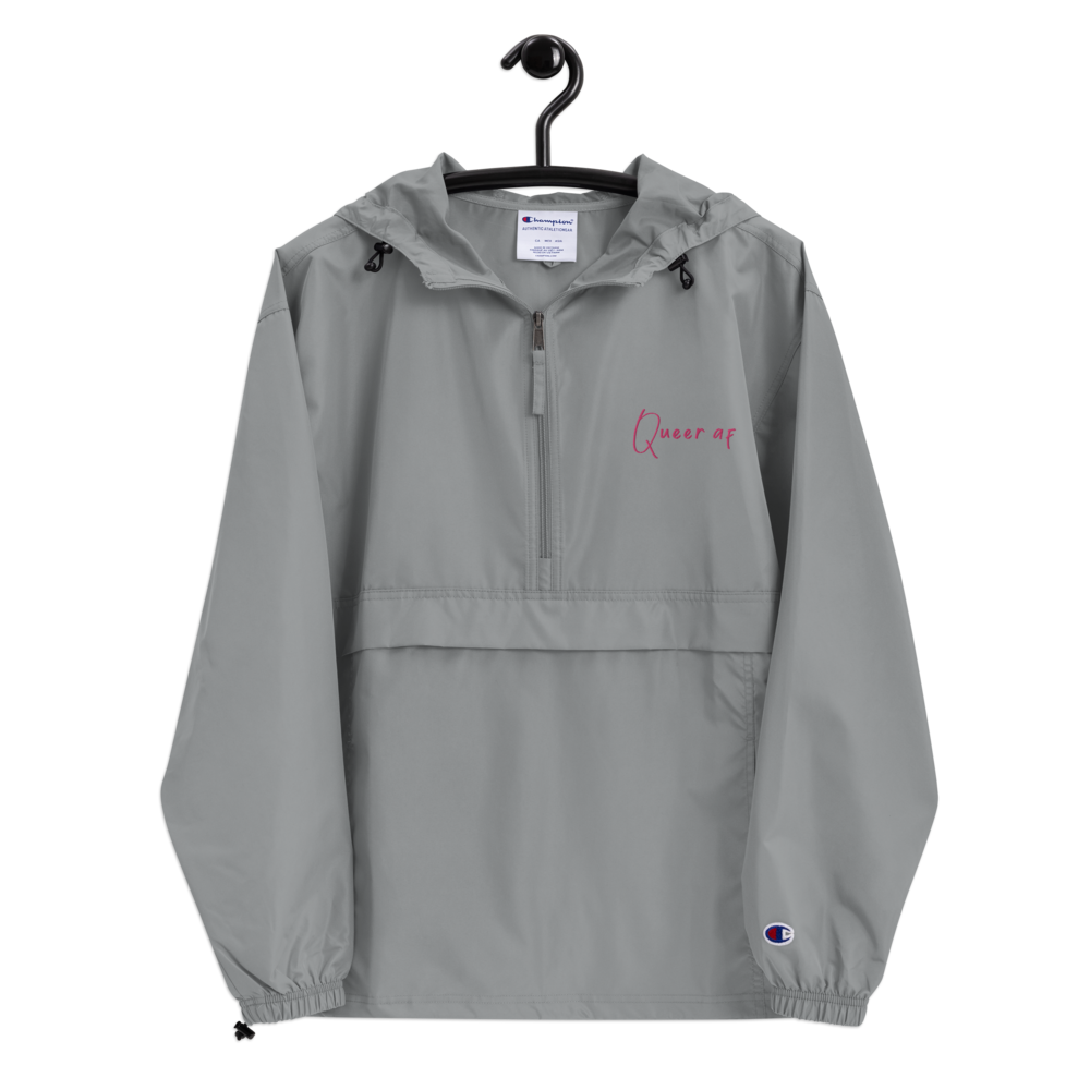 Queer AF Champion Packable Jacket