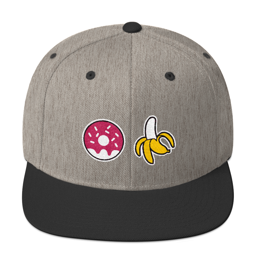 Donut and Banana snapback hat - cosmo magazine sex tip