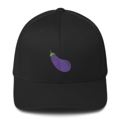 Eggplant Emoji | Fitted Baseball Hat