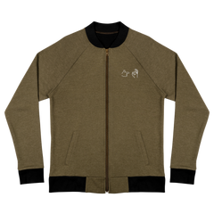 embroidered bomber jacket – emoji sex 