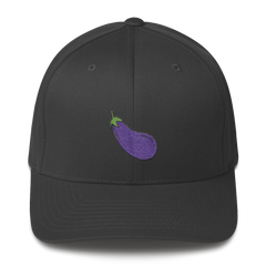 Eggplant Emoji | Fitted Baseball Hat
