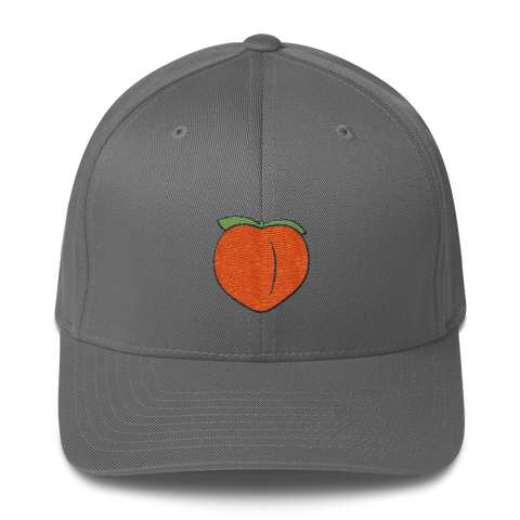 Peach Emoji | Fitted Baseball Hat