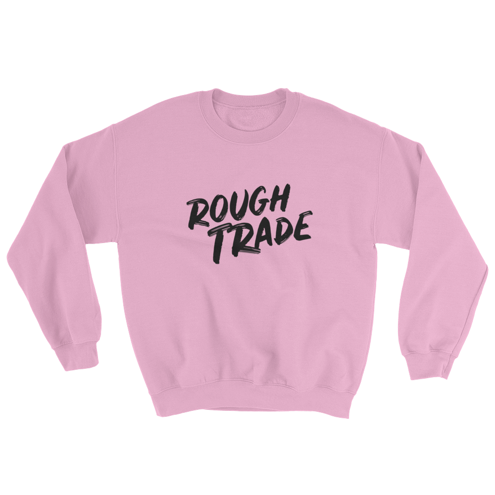 Rough Trade casual sweatshirt by counter stroke in pink