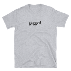 tshirt with the word gagged on the front rupaul's drag race