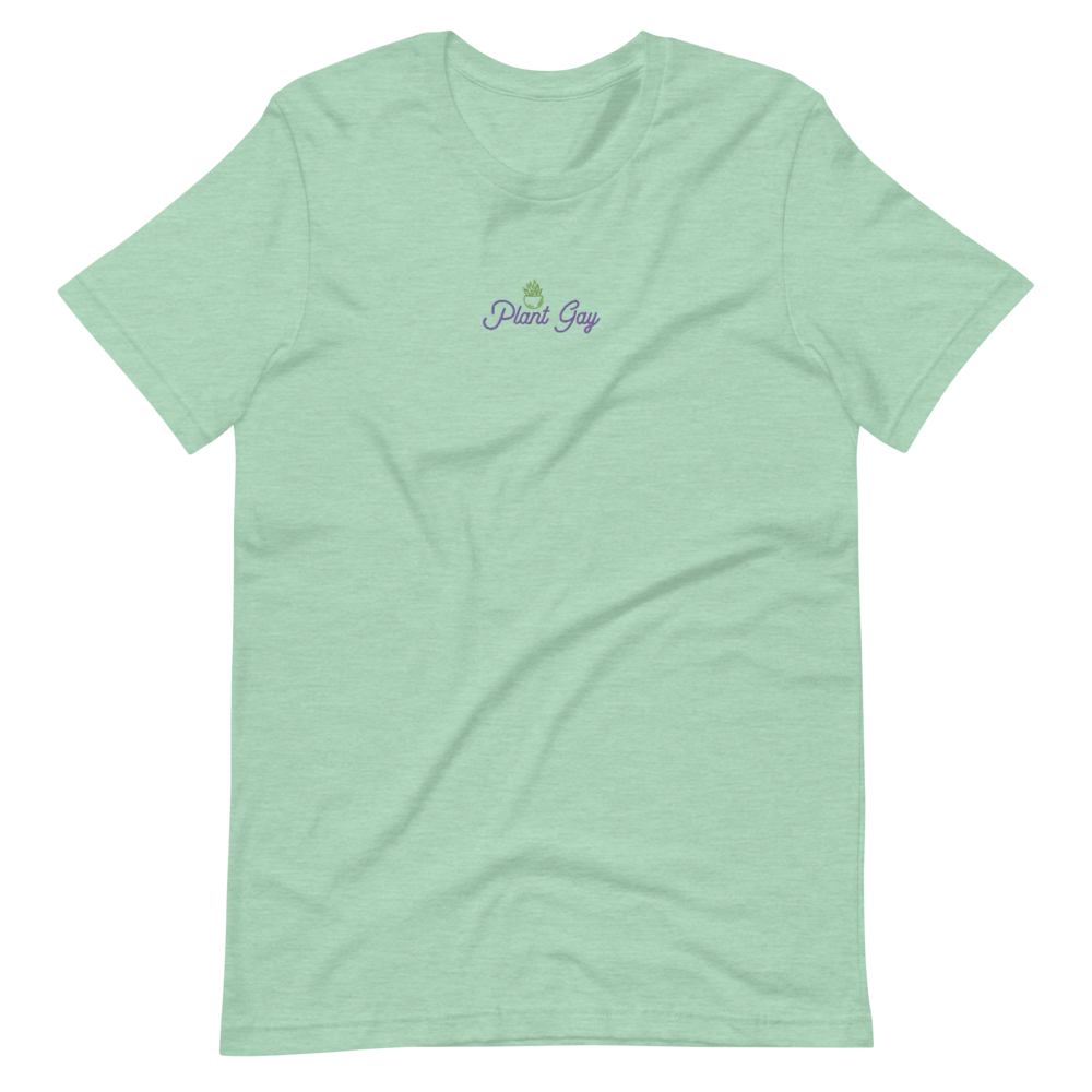 Plant Gay Embroidered Tee